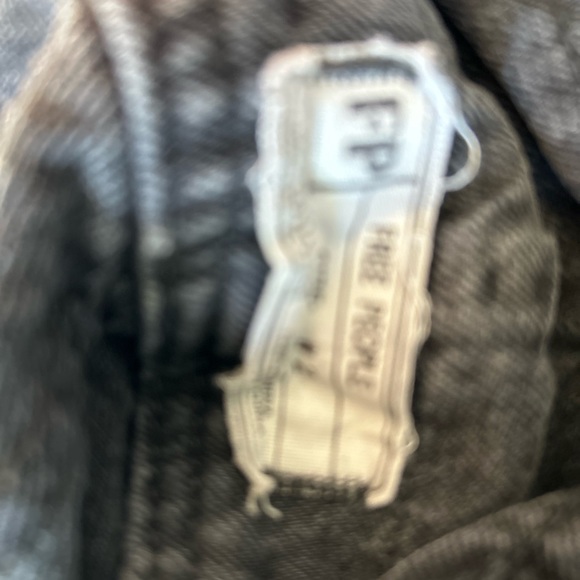 Free People destructured gray overalls. Size W-2. - Picture 3 of 4